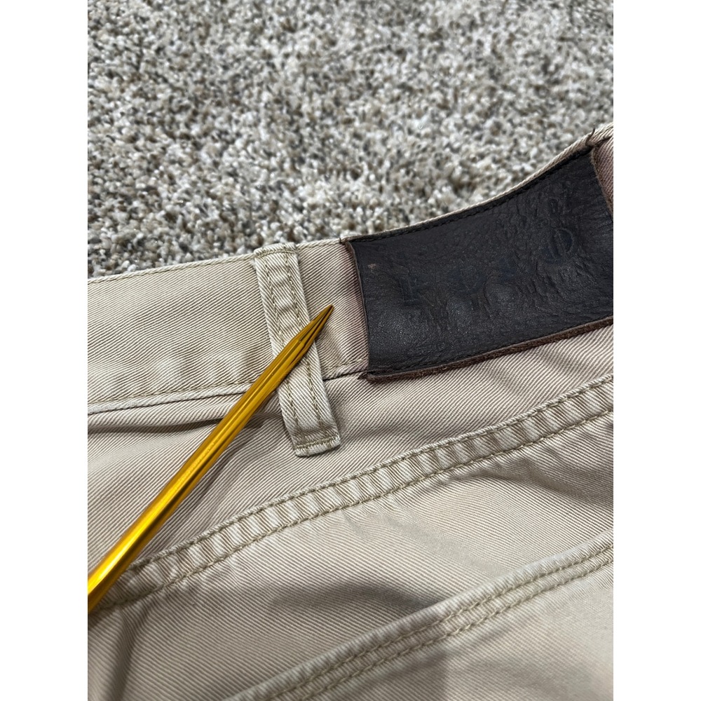Polo Ralph Lauren Mens Tan Khaki Cotton Twill Straight Leg Chino Pants 38x32 - Picture 7 of 12